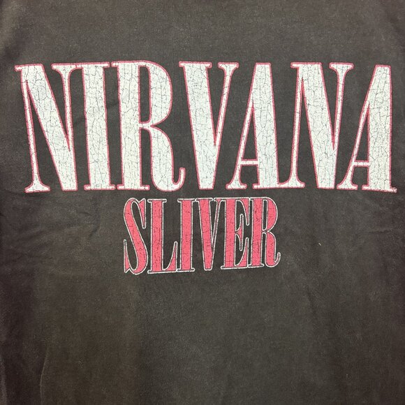 Nirvana Sliver Washes Cotton T-Shirt Small - Picture 2 of 4
